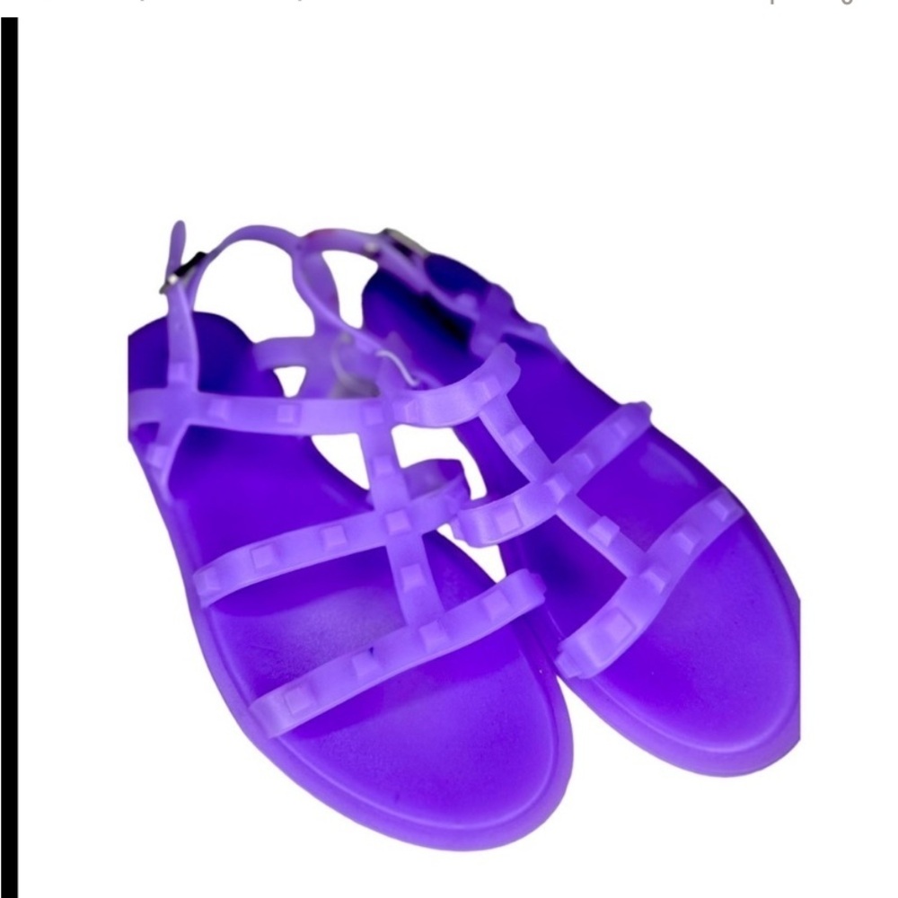 Steve Madden Purple Jelly Sandals